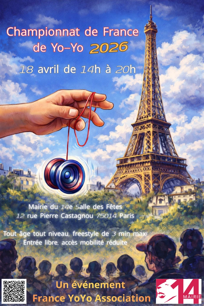 Championnat de France de la FYYA le 18 avril – Paris 14e
